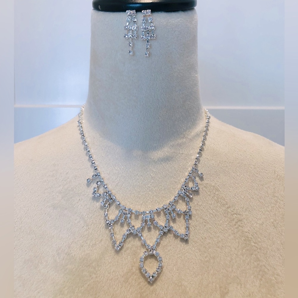 Czech Crystal Bridal Jewelry Set